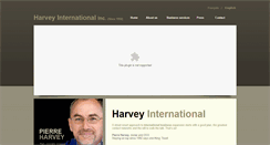 Desktop Screenshot of harveyinternational.com